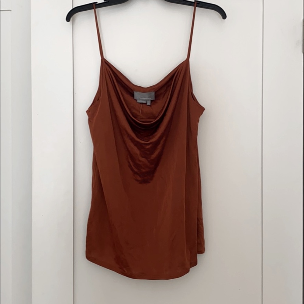 ANTHROPOLOGIE brown spaghetti strap top *NEW*